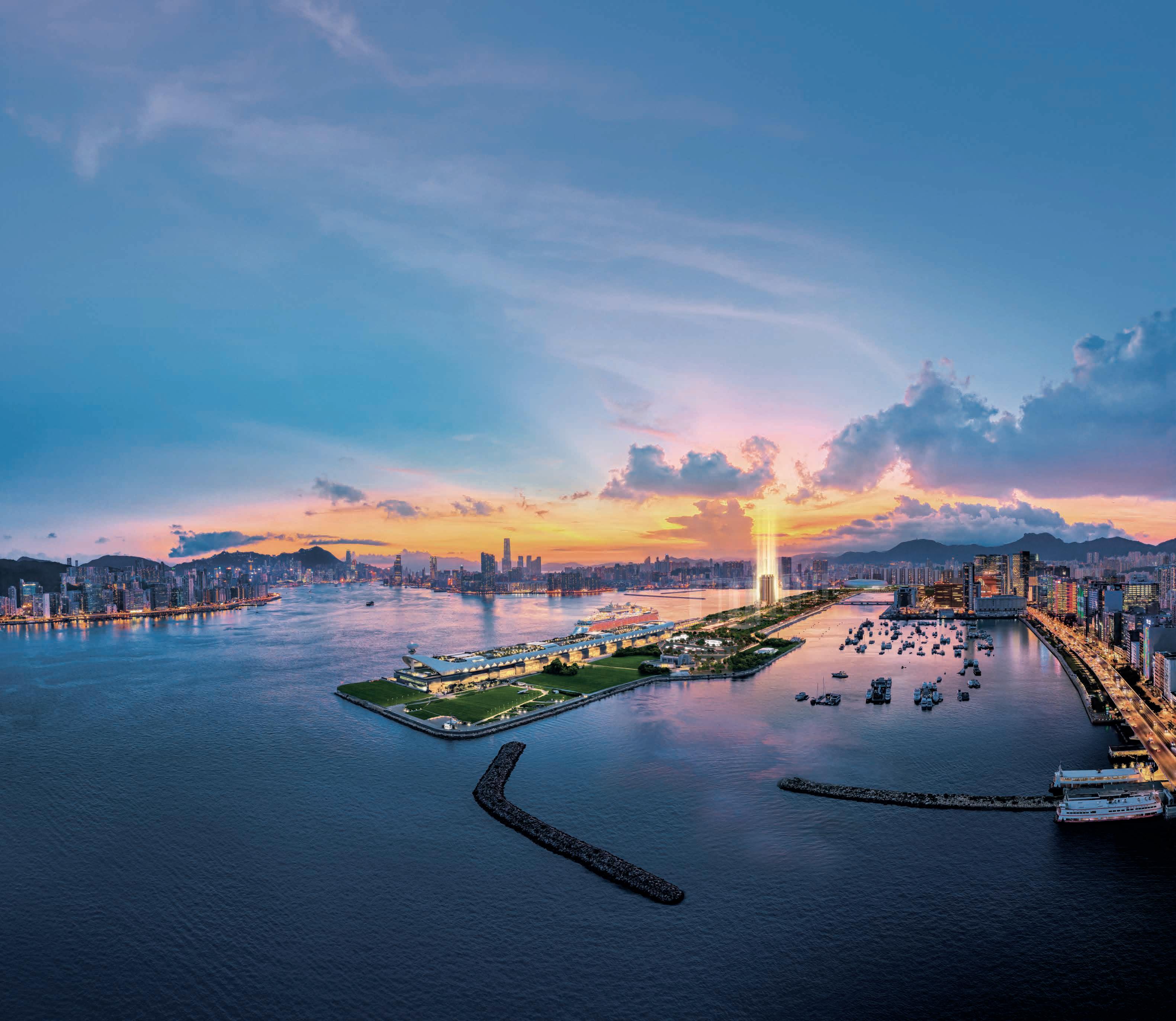 Park Peninsula 鳥瞰示意